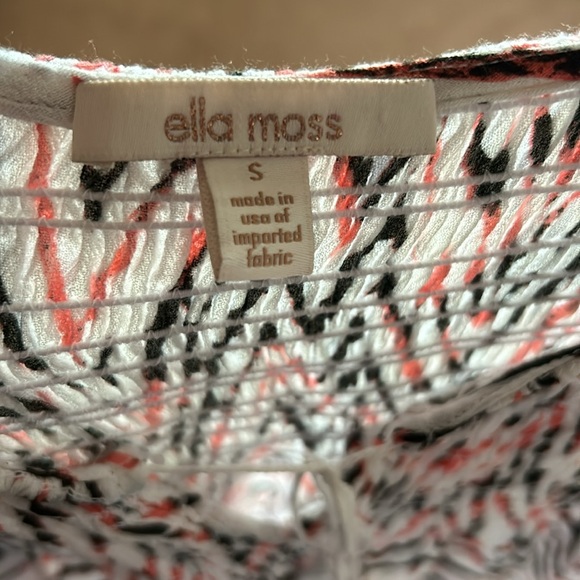 ❤️NWOT.  Ella Moss ladies abstract design, lightweight sleeveless blouse. - Picture 7 of 8